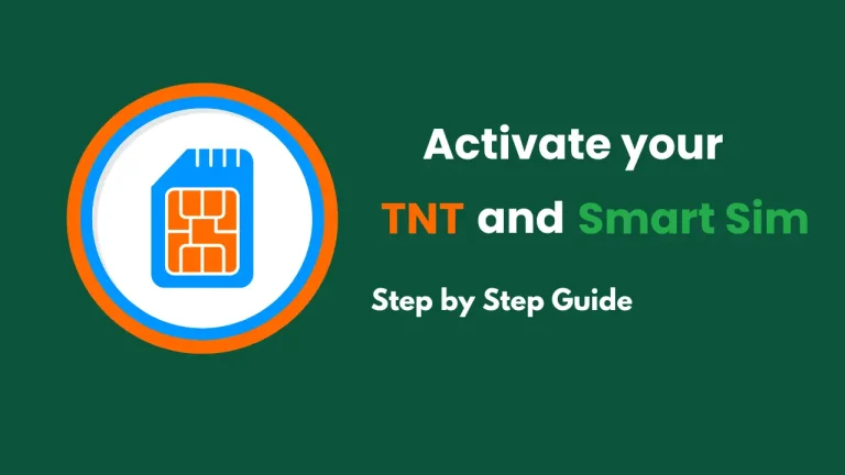 How to Activate Smart and TNT Sim Cards 5g | Easy Guide