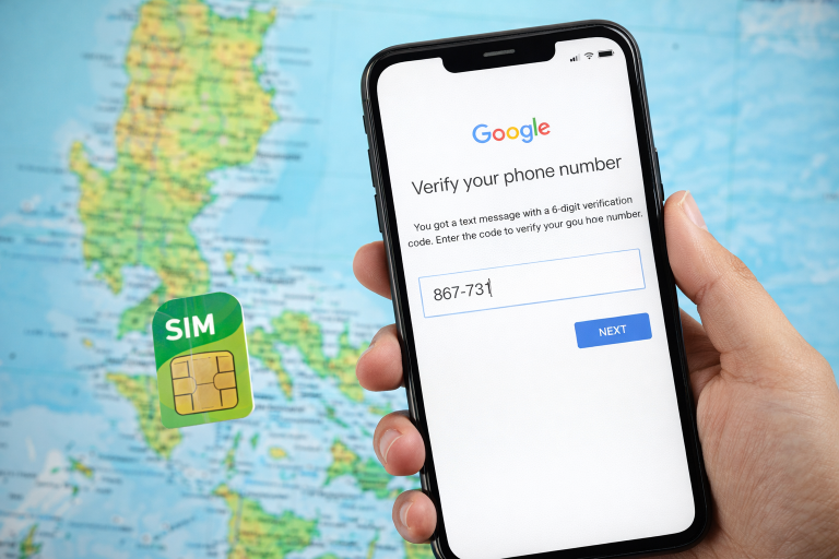 SMS Verification for Google Accounts and SIM Registration in the Philippines